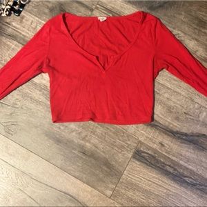 Cropped garage tee